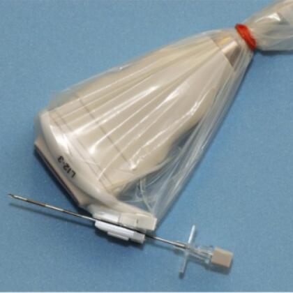 probe cover with needle guide